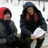 Сергей Горобченко на съемках сериала "Сыщики районного масштаба 2"