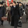 Даниил Страхов на съемках фильма "Исаев"