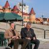 Владимир Капустин на съемках фильма "Доченька моя"