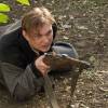 Евгений Юхновец на съемках фильма "Разведчики. Война после войны"