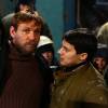 Андрей Егоров и Александр Новин на съемках сериала "Большая нефть"