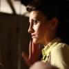 Светлана Зельбет на съемках сериала "Обручальное кольцо"