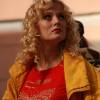 Алина Сандрацкая на съемках сериала "Обручальное кольцо"