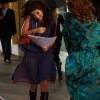 Светлана Зельбет на съемках сериала "Обручальное кольцо"