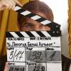 Сергей Угрюмов на съемках фильма "Пелагия и белый бульдог"