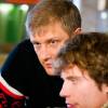 Сергей Горобченко и Антон Пампушный на съемках фильма "Миннесота"