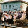 На съемках фильма "Лейтенант Суворов"