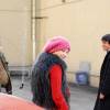 Екатерина Вилкова, Юрий Шайгарданов и Леонид Бичевин на съемках фильма "Вербное воскресенье"