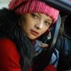 Екатерина Вилкова на съемках фильма "Вербное воскресенье"