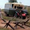 На съемках фильма "В сторону от войны"