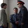 Илья Бледный, Андрей Казаков и Андрей Бутин на съемках сериала "Сыщик Самоваров"