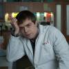 Александр Ильин на съемках сериала "Интерны"