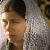 Екатерина Порубель на съемках сериала "Серафима прекрасная"