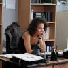Антонина Макарчук на съемках сериала "По закону"