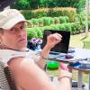 Эдуард Радзюкевич на съемках фильма "All inclusive, или Все включено"