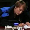 Ольга Ломоносова на съемках сериала "Объект 11"