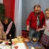 На съемках фильма "Дорогая моя доченька"