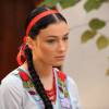 Анастасия Приходько на съемках фильма "Как казаки"
