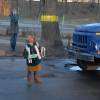 На съемках фильма "За тобой"