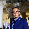 Анна Дюкова на съемках сериала "Бездна"