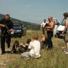 На съемках фильма "Под прикрытием"