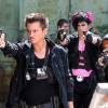 Павел Прилучный на съемках сериала "Геймеры"