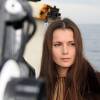 Эллен Слюсарччи на съемках фильма "Крик в тишине"
