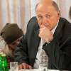 Сергей Газаров на съемках фильма "Невеста моего друга"