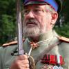 Богдан Ступка на съемках фильма "ПодпоручикЪ РомашовЪ"