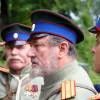 Богдан Ступка на съемках фильма "ПодпоручикЪ РомашовЪ"