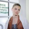 Елизавета Макарова на съемках сериала "Принцип Хабарова"
