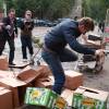 На съемках фильма "Под прицелом"