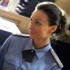 Анна Бачалова на съемках сериала "Под прицелом"