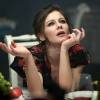 Полина Агуреева на съемках фильма "Sex, кофе, сигареты"