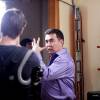 Нурбек Эген на съемках сериала "Жить дальше"