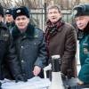 Андрей Ильин на съемках сериала "Майор полиции"