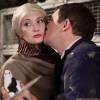 Елена Калабина и Олег Филипчик на съемках сериала "Поцелуйте невесту"