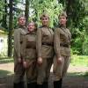 Анна Рыцарева, Анна Рыцарева, Наталия Быстрова на съемках фильма "Не покидай меня"