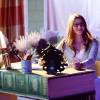 Ольга Николаева на съемках сериала "Классная школа"