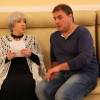 Ольга Волкова на съемках фильма "Под каблуком"