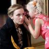 Анна Тараторкина и Ксения Волкова на съемках сериала "Сватьи"