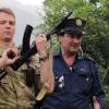 Иван Дубровский и Сергей Погосян на съемках фильма "Тэли и Толи"