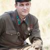 Евгений Воловенко на съемках сериала "По законам военного времени"
