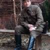 Евгений Воловенко на съемках сериала "По законам военного времени"
