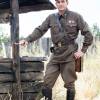 Евгений Воловенко на съемках сериала "По законам военного времени"