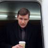 Артем Крестников на съемках фильма "Золотая клетка"