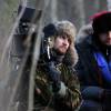 Никита Рождественский на съемках фильма "28 панфиловцев"