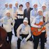На съемках фильма "Рожденная звездой"