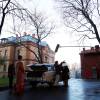 На съемках фильма "Рожденная звездой"
