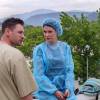 Владимир Жеребцов и Дарья Мингазетдинова на съемках сериала "Сын моего отца"